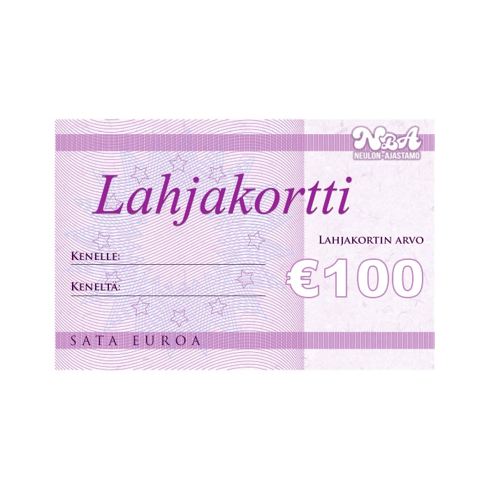 Neulon by Ajastamo -lahjakortti