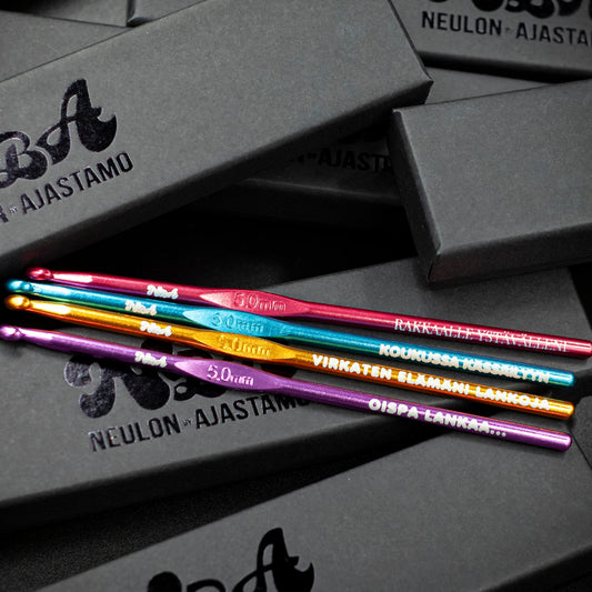 Virkkuukoukku alumiini