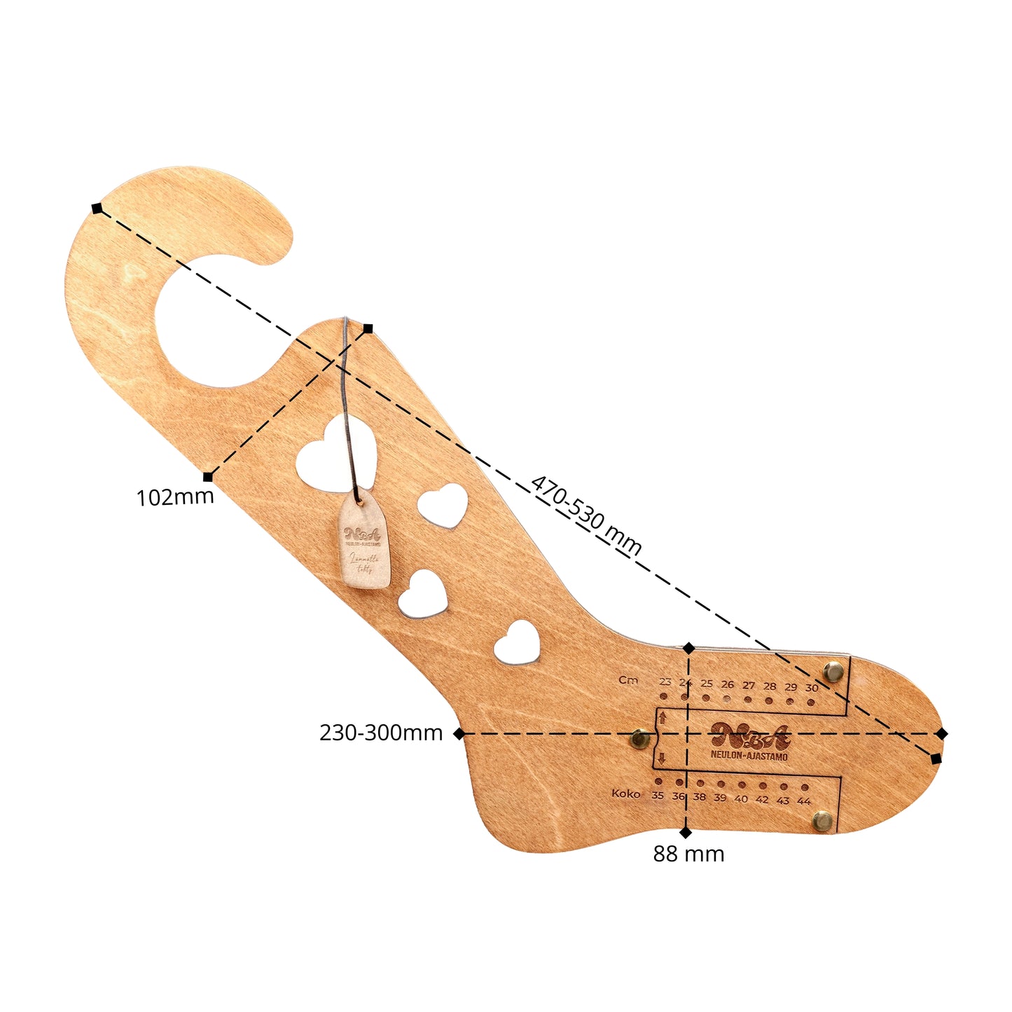 Sukkaploki säädettävä