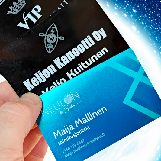 Alumiiniset käyntikortit